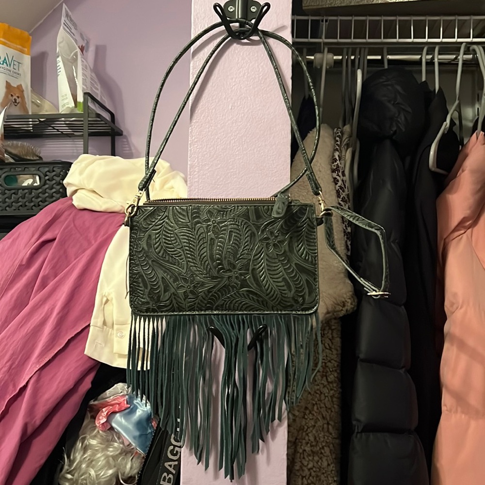 Vegan Leather Crossbody or Clutch